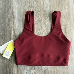 All in Motion Maroon Sports Bra